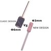 MZCMSL Nail Sanding Bands150 Grit for Nail Drill, 80pcs Small Sanding Bands Files with 3mm Mandrel Nail Drill Bit for Acrylic Nail Gel(150#)