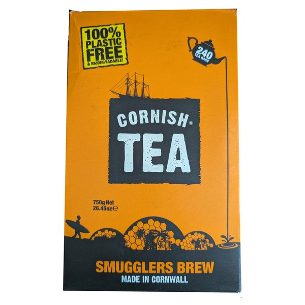 Cornish Tea Smugglers Brew Black Box 240 Tea Bags