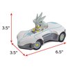 Sonic Team Sonic Racing RC: Silver - NKOK (682), 1:28 Scale 2.4GHz Remote Controlled Car, 6.5' Compact Design, Officially Licensed Sega Sonic The Hedgehog, Battery Powered, Ages 6+
