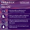 Parasilk Beauty Hot Foot Mask – 1 Pair Self Contained Paraffin Wax Boots for Intensive Hydration. Infused with Coconut Oil, Argan Oil, Marula Oil, and Vitamin E. One Size Fits Most