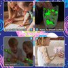 EMOME 140+ Styles Luminous Kids Tattoos, Temporary Tattoo Stickers Waterproof for Boys and Girls, Children Glow Party Favors Supplies Games (Unicorns)