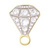 Bonjoc Crystal Golf Ball Marker & Hat Clip - Diamond Ring