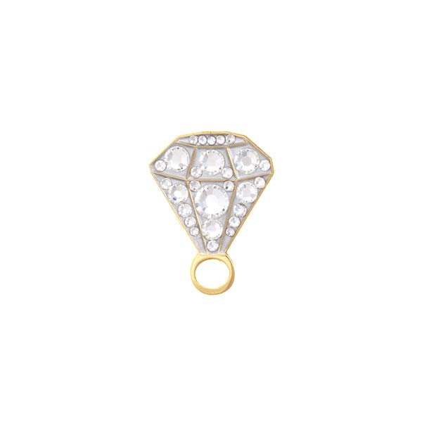 Bonjoc Crystal Golf Ball Marker & Hat Clip - Diamond Ring