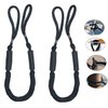 Bling Bling Bungee Dock Line Mooring Rope 3.5 ft Black 2 Pack