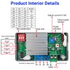 Stepper Motor Driver Controller Integrated Board Forward/Reverse Pulse Speed Angle Control Module PLC Serial Communication for NEMA 17 23 Motor