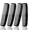 Soft 'N Style Hair Care 4-Pack Comb - Not Breakable - mens comb/fine tooth comb/peines para cabello