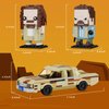 Great Lebowski Building Blocks Set with Car, Famous Crime Comedy Movies Figure Toy Models, Compatible with Lego, Suitable for Adults Fans Boys Kids, Aged 6+ (592PCS)