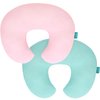 Biloban Nursing Pillow Cover 2 Pack Fit Boppy Nursing Pillow Breathable & Skin-Friendly Nursing Pillow Slipcovers for Breastfeeding Mom Comfortable & Machine Washable Nursing Pillow Covers