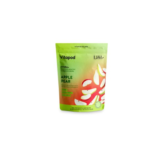 Vitapod Ilana Muhlstein x Hydra+ Apple Pear Healthy Hydration Mix - 30 Pods - Electrolytes, Antioxidants, Vitamin C, A, D, E - Water Enhancer and Beverage Mix Packet