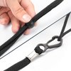 Mask Lanyard Elastic Extra Long Face Mask Extender Strap with Double Holder Clips & Adjustable Cord Locks Pack of 5，Mask Lanyard for Men & Boys