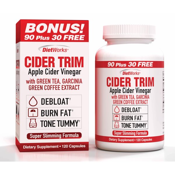 Windmill Dietworks Apple Cider Vinegar Capsules Ea, Ginger, Cayenne & Maple, 90 Count