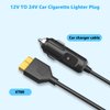 XT60 Connector Portable Power Station DC Adapter 6.6Ft Extension Cabel 12V/24V Car Power Cord Compatible with Bluetti EB55,Anker 757/767 Ecoflow Delta/River Series (with 2 x Fuse)