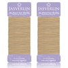 JASVERLIN 2mm Light Blonde Elastics Hair Ties, Thin Ponytail Holder Hairtie for Women Girls Kids Fine to Medium Hair, No Pull No Damage Stretchy Rubber Band Hair Accessories 80 Pcs (Light Blonde)