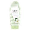 Olay Moisture Ribbons Body Wash with Shea and Notes of Jasmine Petals, 532 mL, White and Green, Pack of 1