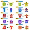 Lydaz Number Bots Toys for Kids, Number Robots Block, Preschool Learning Activities Games Toys, Toddlers Education Math Autism STEM Toys, Classroom Halloween Birthday Gifts for Boys 3 4 5 Years Old