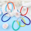 Miss Rabbit Rainbow Heishi Surfer Bracelets Set for Women Stackable BESTIE Clay Disc Colorful Beaded Stretch Bracelets Elastic Layered Friendship Bracelets for Girls Boho Summer Beach Jewelry Gift