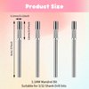 Andibro 4pcs Small Mandrel Bits, Nail Drill bits for Electric Drill File Machine 3.1mm 3/32 Shank Drill bits for Nails for Acrylic Nails Gel Sanding Bands Nail Drill Manicure and Pedicure