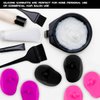 FERCAISH 6 Pcs Silicone Hair Dye Ear Covers, Waterproof Ear Protector Caps - Durable, Reusable and Ideal for Hairdressing Salon, Spa, Bathing and Showers
