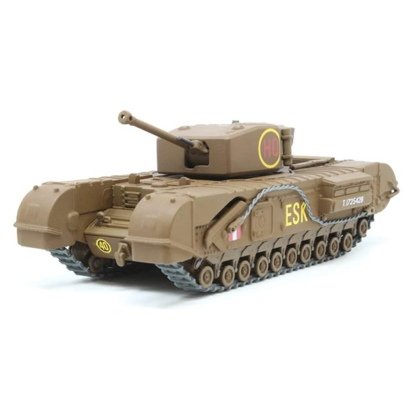 Corgi Diecast Churchill MKIII Tank 6th Scots Guards Brigade 1943 1:50 WWII Military Display Model CC60112, Brown