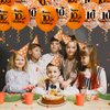 10th Birthday Balloons for Girls Boys 18Pcs Orange Happy 10th Birthday Latex Balloons Orange 10th Birthday Party Decorations for Kids 10th Birthday Anniversary Fall Halloween Party Supplies 12 Inch
