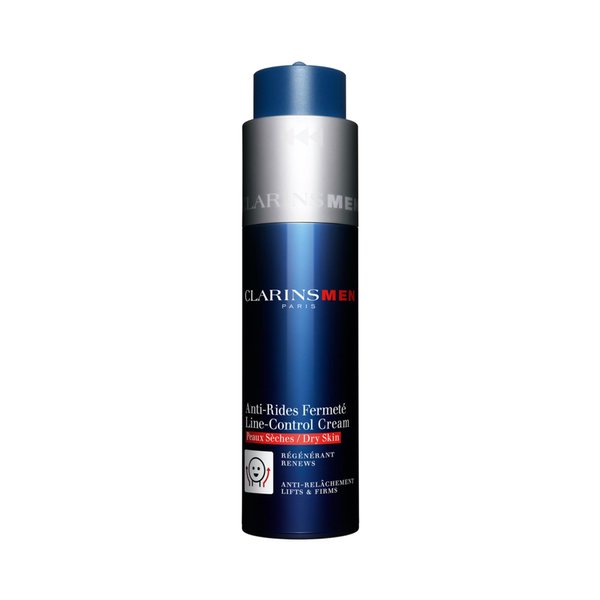 CLARINSMEN Line-Control Cream | Anti-Aging Moisturizer For Men | Visibly Firms and Tightens Sagging Skin Around Chin | Visibly Smoothes Deep Lines and Wrinkles | Dry Skin Type
