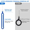 POVTIMS 43pcs Terminal Pin Removal Tool Kit Pin Extractor Tools Mechanic Pick Wire Terminal Release Tool Wire Strippers Tire Tread Depth Gauge for Automotive Car Household Devices