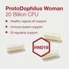 PROTOCOL FOR LIFE BALANCE Proto Dophilus Woman - 20 Billion - Probiotics for Gut Health - Support Vaginal Health & Bloating Relief - Vegan & Kosher - 50 Veg Capsules