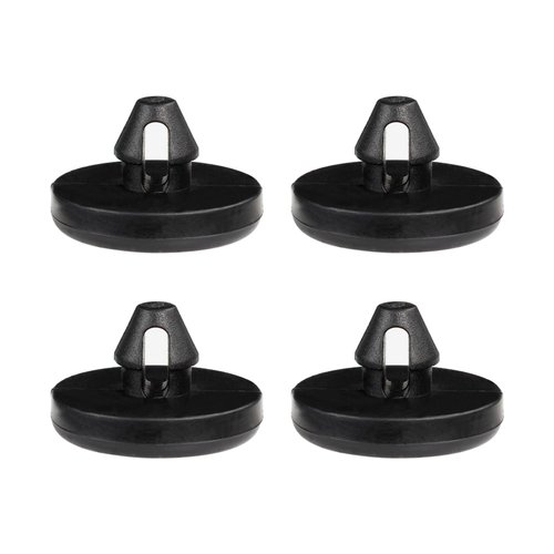 Dickno 4 PCS Brake Switch Stopper, Rubber Automotive Clutch Pedal Stopper, Car Brake Light Switch Stopper Pad, Universal Vehicle Interior Accessories Compatible with 90541-06036 (4 PCS)