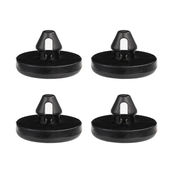 Dickno 4 PCS Brake Switch Stopper, Rubber Automotive Clutch Pedal Stopper, Car Brake Light Switch Stopper Pad, Universal Vehicle Interior Accessories Compatible with 90541-06036 (4 PCS)