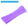 PATIKIL 30CM/12Inch Pipe Cleaners, 300 Pack Flexible Chenille Stems for DIY Art Creative Crafts Party Decorations Handicrafts Handwork, Light Purple