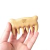 TAN MUJIANG Massage hair Comb Handmade Natural Wood Scalp Massage Lucky Tiger