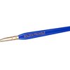 Bdellium Tools Professional Makeup Brush - Golden Triangle 708 Bent Eyeliner - With All Vegan and Soft Synthetic Fibers, For Smooth Application (Blue, 1pc)
