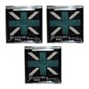 Rimmel Pack of 3 London Glam Eyes HD Quad Eye Shadow, Royal Blue 003