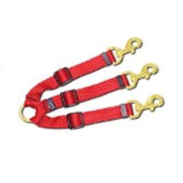 Adjustable Triple Dog Leads - Small - Forest Green - Walk Three Dogs at Once