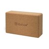 Gaiam Cork Yoga Brick – 9x5.5 Inch, Natural Cork Brick for Yoga, Pilates, Stretching, Balance, Gym, Home Workout, Meditation, Non-Slip, High-Density, Rounded Edges for Enhanced Poses and Flexibility