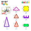 Everplay Magnetic Tiles Starter Set Building Blocks Toys STEM Educational Learning Magnet Toy Preschool Montessori Boys & Girls Smart Unlimited Creative Kit Games Gifts for Age 3+ Kids Toddlers