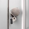 TEMEILI Door Handle Lock, White, Combination Lock, Easy to Install
