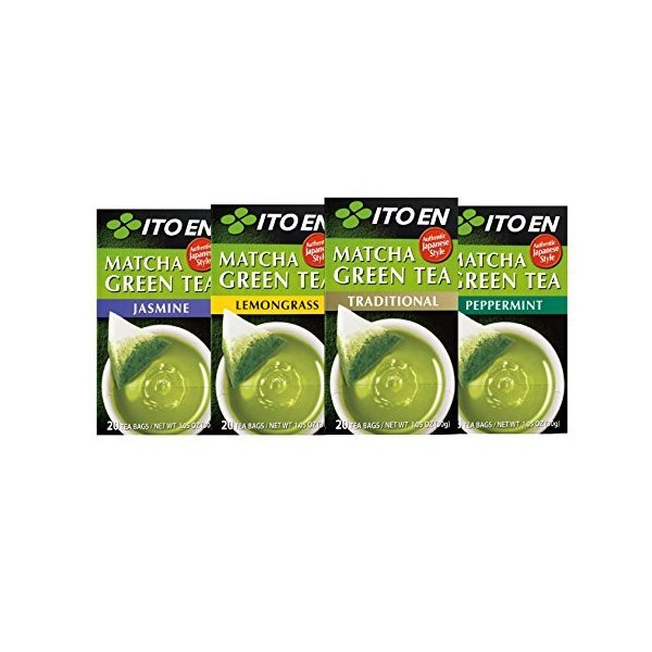100% Natural Japanese Matcha Green Tea with Chamomile - 20 Bags / Net WT 1.05 OZ (30g) (Traditional Green Matcha Tea)