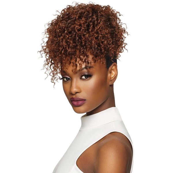 CUTIE (1B Off Black) - Outre Timeless Pineapple Pony Synthetic Drawstring Ponytail