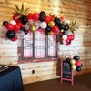 Red and Black Balloon, 60 Packs 12 Inch Red Black and Gold Balloon, Black Red Balloons for Casino Theme Party Decorations Graduation New Year Party Birthday Decorations