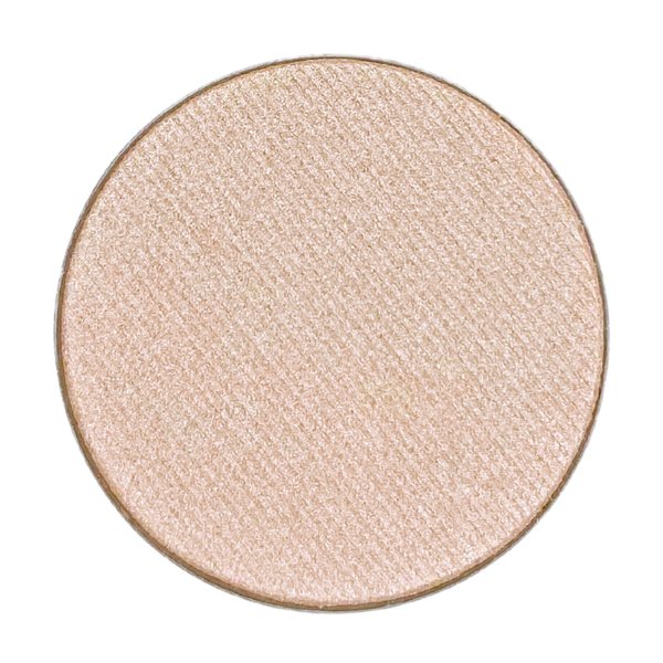 Honeybee Gardens Pressed Powder Eye Shadow Single Refill, Ninja Kitty, Pale Shimmering Champagne Pink, Long-Wearing, Creaseproof Mineral Color With Botanicals, 1.2g