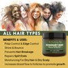 Sunny Isle Rosemary Mint Hair & Strong Roots Pomade-To-Hair Oil 5oz | Double Growth Formula | Infused with Biotin & Jamaican Black Castor Oil | Sealant for Dry Hair & Split Ends
