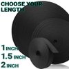 TECEUM 1 Inch Webbing – Black – 10 Yards – 1” Webbing for Climbing Outdoors Indoors Crafting DIY