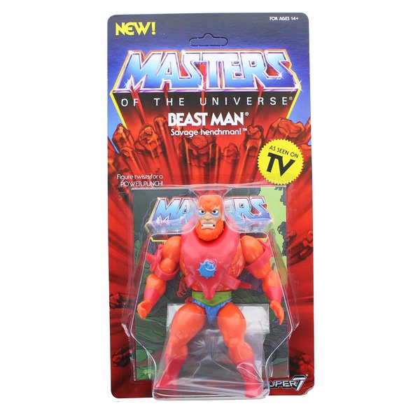Super7 Masters of The Universe Vintage Collection Wave 2 | Beast Man
