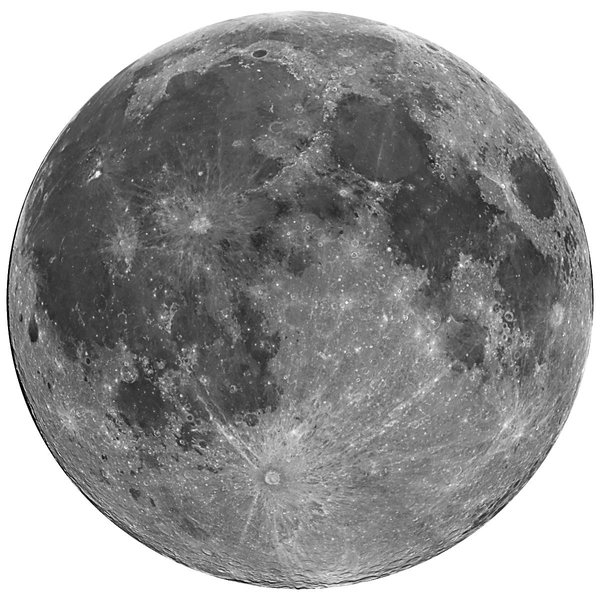 Full Moon Wall Decal Cutout