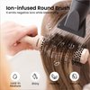 AIMIKE Round Brush for Blow Out, Small Round Hair Brush w/Nano Ion Thermal Ceramic Tech, Professional Round Brush for Blow Drying & Styling, Maximum Volume and Shine, Barrel 1.3 inch
