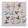 30Pcs Planet Nail Charms - 3D Planet Nail Art Jewels, Punk Gothic Alloy Shiny Saturn Shape Y2K Nail Charms Nail Art Supplies for Acrylic Nail Decoration, Nail Accessories for Nail DIY Design