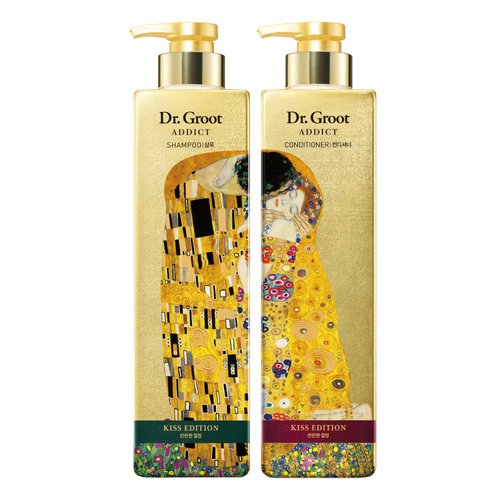Dr. Groot Addict Kiss Edition Shampoo (22fl oz) - Professional Protein Hair Shampoo for Damaged Hair & Thin, Gold Formula, Panthenol, Salicylic Acid, & Niacinamide