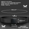 Ginwee 5 Pack Nylon Military Tactical Belt Webbing Canvas Outdoor Web Belt with Plastic Buckle