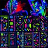HOWAF 12 Sheets Glow UV Neon Temporary Tattoos 120+pcs Body Face Tattoos for Women Blacklight Festivals Raves Party Supplies, Glow in the Dark Tattoos Stickers Waterproof Neon Body Art Decoration